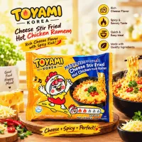 Toyami Cheese Stir-Fried Hot Chicken Flavour Ramen - 135g